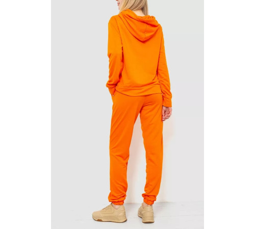 Спорт костюм женский двунитка, цвет оранжевый, 244R009