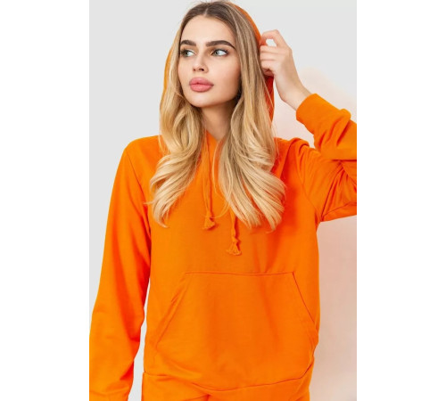 Спорт костюм женский двунитка, цвет оранжевый, 244R009