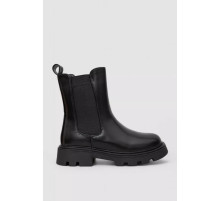 Черевики жіночі зимові на хутрі, колір чорний, 243RPM3134