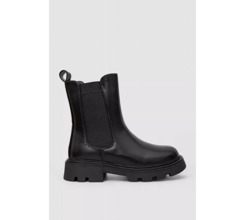 Черевики жіночі зимові на хутрі, колір чорний, 243RPM3134