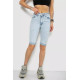 Капрі джинсові жіночі, колір блакитний, 182R1692