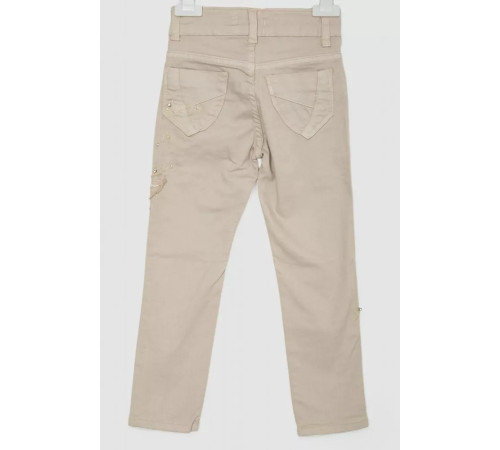 Джинси для дівчаток, колір бежевий, 247R10038