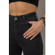 Джинси жіночі Slim Fit, колір чорний, 182R3797