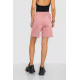 Шорты женские однотонные, цвет пудровый, 102R326-1.