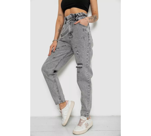 Джинси жіночі Mom-fit, колір сірий, 244R1601S20-LZ