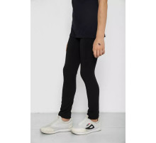 Лосины на меху для девочек, цвет черный, 139R9931