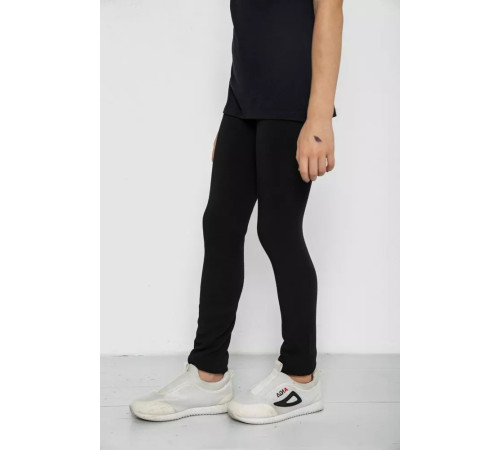 Лосіни на хутрі для дівчаток, колір чорний, 139R9931