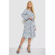 Платье с принтом софт, цвет серо-синий, 214R0226-4