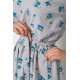 Платье с принтом софт, цвет серо-синий, 214R0226-4
