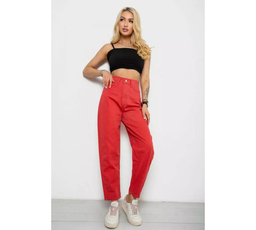 Джинси жіночі, колір кораловий, 182R3972