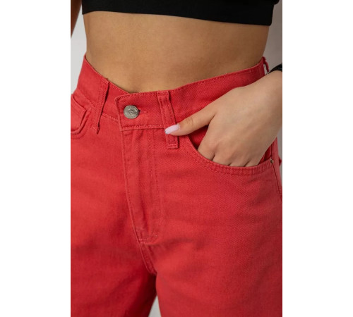 Джинси жіночі, колір кораловий, 182R3972