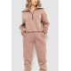 Спорт костюм женский на флисе, цвет бежевый, 102R401