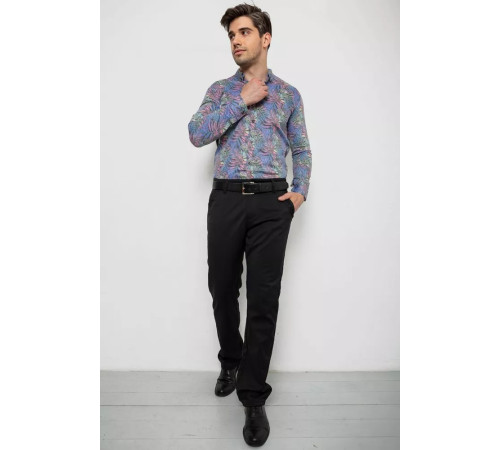 Рубашка мужская с принтом, цвет разноцветный, 214R3221.