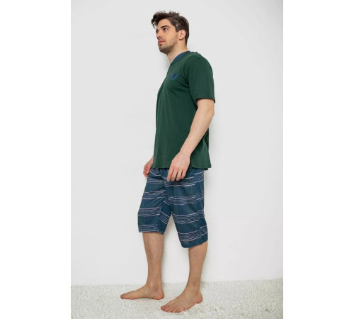 Піжама чоловіча, колір зелений, 243R2007