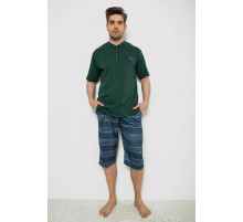 Пижама мужская, цвет зеленый, 243R2007