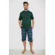 Піжама чоловіча, колір зелений, 243R2007