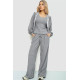 Спорт костюм женский махровый тройка, цвет серый, 102R5250