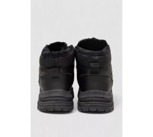 Кросівки жіночі зимові на хутрі, колір чорний, 248RDM05