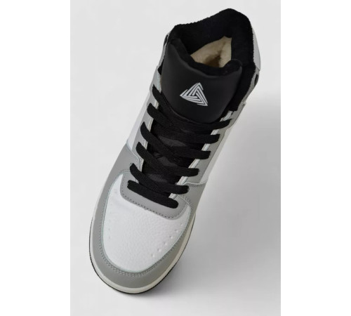 Кросівки чоловічі зимові на хутрі, колір біло-сірий, 248RH1070