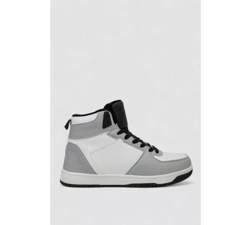 Кросівки чоловічі зимові на хутрі, колір біло-сірий, 248RH1070