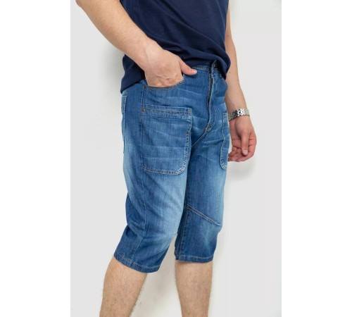 Шорты мужские джинсовые 244R1040, цвет Синий