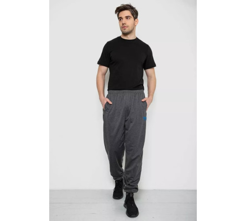 Спортивні штани чоловічі, колір темно-сірий, 244R4692