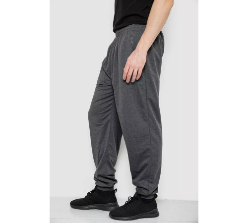 Спортивні штани чоловічі, колір темно-сірий, 244R4692