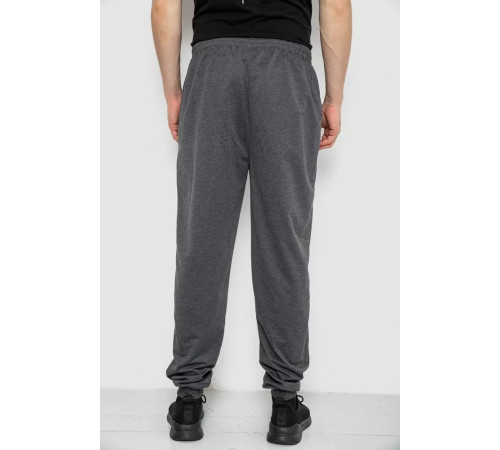 Спортивні штани чоловічі, колір темно-сірий, 244R4692
