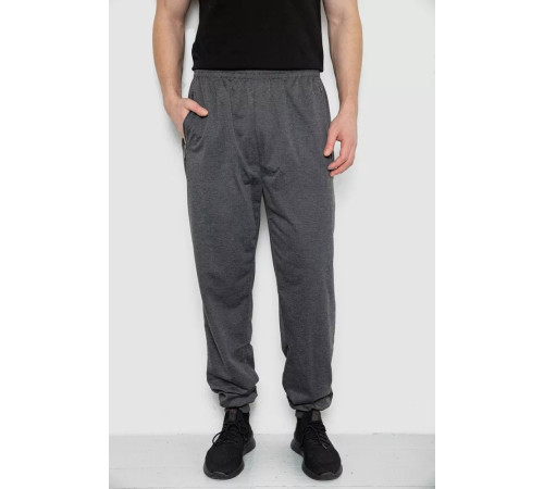 Спортивні штани чоловічі, колір темно-сірий, 244R4692
