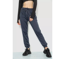 Спорт брюки женские, цвет темно-серый, 244R5477