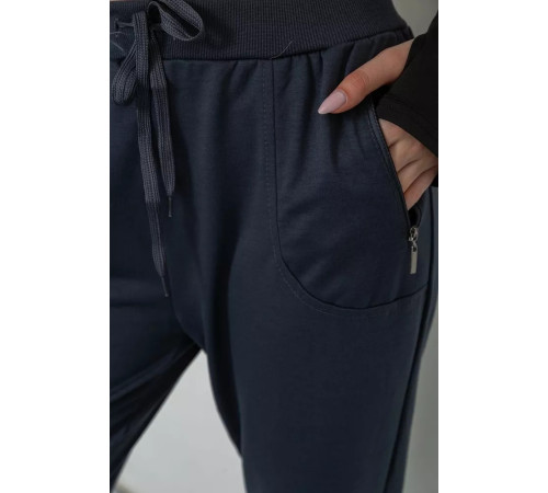 Спорт штани жіночі, колір темно-сірий, 244R5477