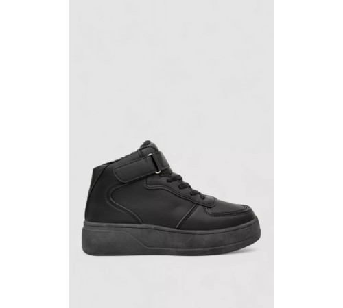 Кроссовки женские зимние на меху, цвет черный, 248RQT17