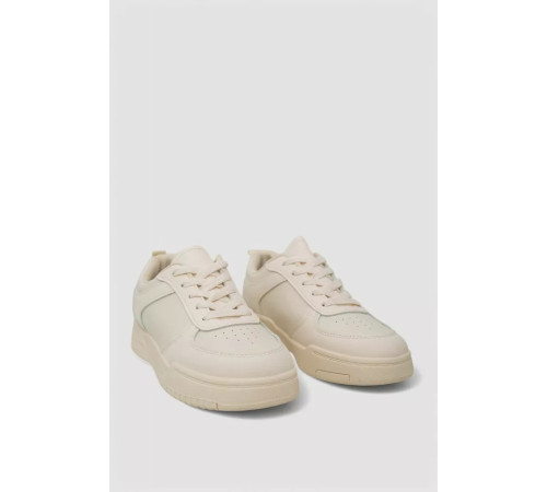 Кеди жіночі однотонні, колір бежевий, 248RAD150