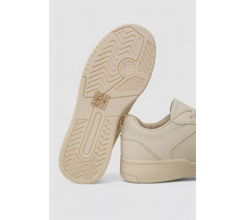 Кеди жіночі однотонні, колір бежевий, 248RAD150