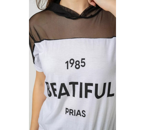 Піжама жіноча, колір білий, 243R1488-003