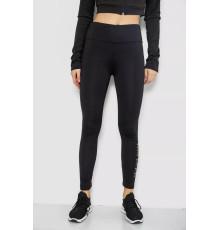 Лосины утепленные, цвет черный, 243R051-3