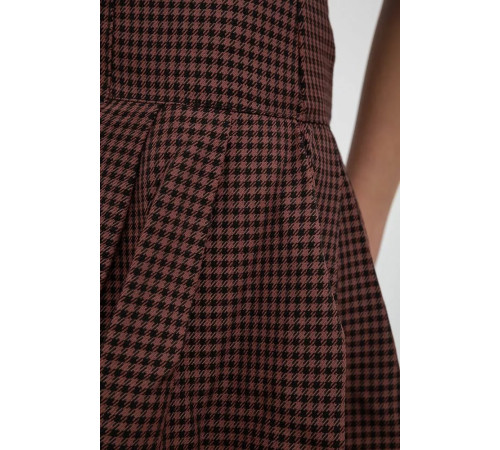 Спідниця жіноча, колір коричнево-чорний, 112R469