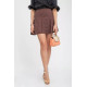 Спідниця жіноча, колір коричнево-чорний, 112R469