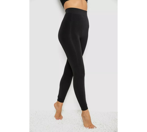 Лосіни на хутрі для дівчаток, колір чорний, 139RC9939