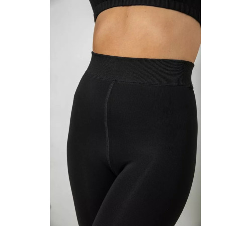 Лосіни на хутрі для дівчаток, колір чорний, 139RC9939