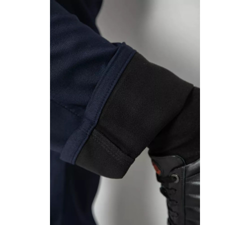 Штани чоловічі класичні утеплені, колір темно-синій, 244RFH308-2