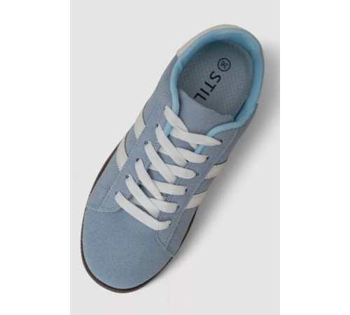 Кросівки жіночі замша, колір блакитний, 248RL2420-8R
