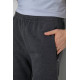 Спорт чоловічі штани на флісі, колір темно-сірий, 244R41508