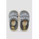 Тапочки детские домашние с задником, цвет серый, 243R2931