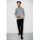 Гольф чоловічий на флісі, колір світло-сірий, 238R338-1