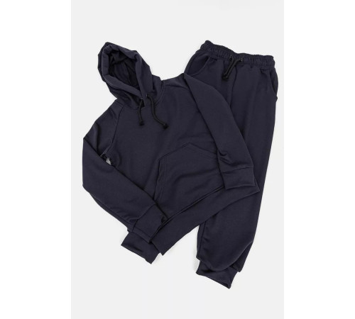 Спорт костюм подростковый, цвет темно-синий, 129R7144