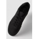 Кеди жіночі однотонні, колір чорний, 248RAD40
