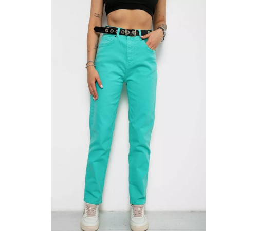 Джинси жіночі, колір м'ятний, 182R00308