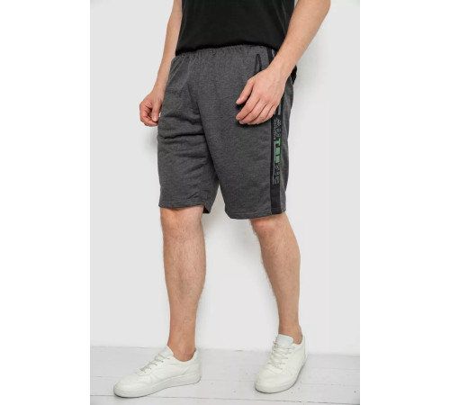 Шорти чоловічі, колір темно-сірий, 244R6697