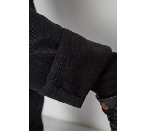 Штани чоловічі класичні на флісі, колір чорний, 244RFH311